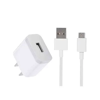 Xiaomi 5V 2A USB Charger with Micro USB Cable – White